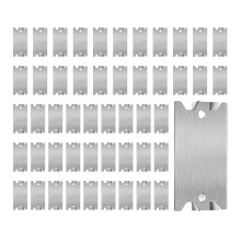 50Pcs AntiNail Protections Plate Shield Steel Nail Plate for