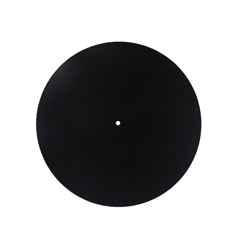 Static Wool Turntable Mat 12 Inch Vinyl Record Pad With Non-Slip Grooves And Label Recess For Vibration Reduction 9016109792952
