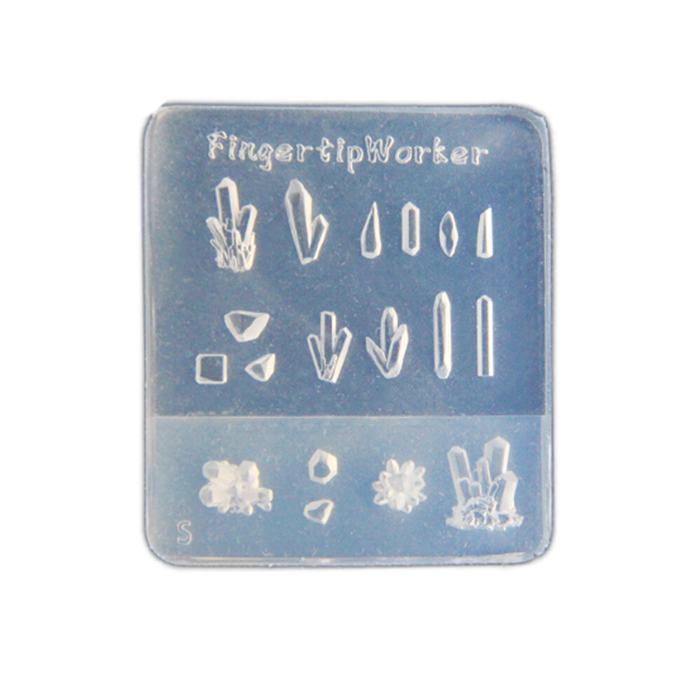 Nail Art Silicone Stamp Mold for Party and Salon Crystal Stone