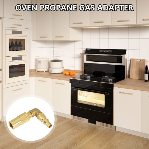 Brass Propanes Grills Adapter 1/4In Quick Connects Adpater for 2
