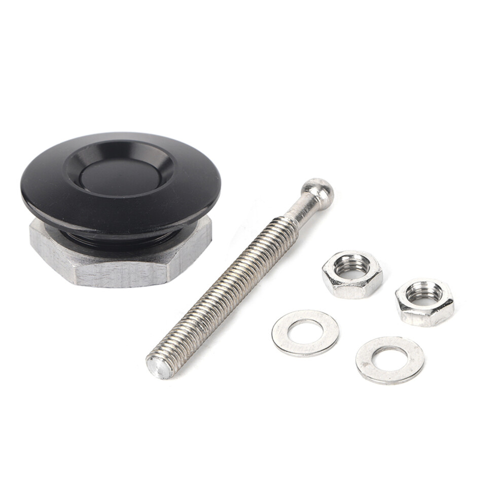 Universal Hood Pins Lock Clip Push Button Black 8320539114507