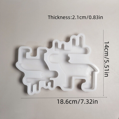 Creative Christmas Candle Mold Reusable Silicone Resin Craft 2