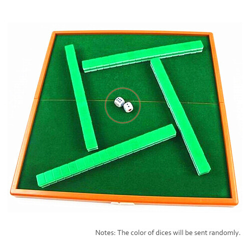 Mini Mahjong Set with Folding Mahjong Table