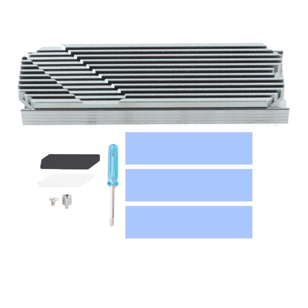 M.2 2280 Ssd Heatsink Anodized Aluminium Alloy Gray 8320539115009