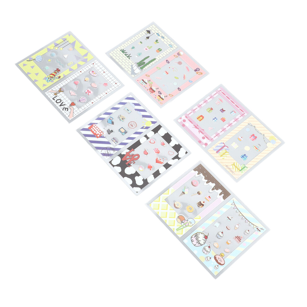 Versatile 10Pcs Photo Frame Stickers For Diary Album Scrapbook Use Style 2 6921348989410