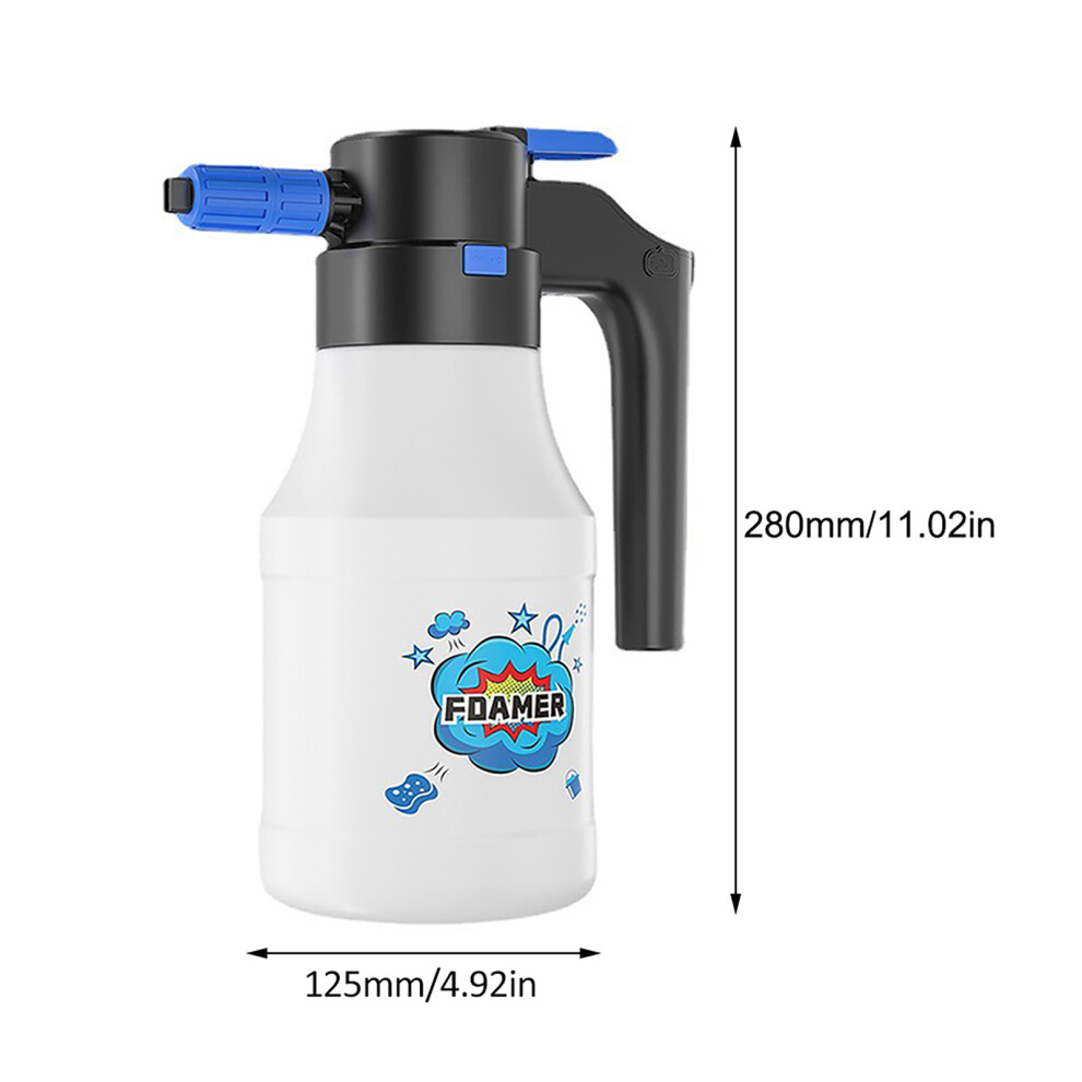 Electric Car Foam Sprayer 1.5L Rechargeable Cordless 1800Mah 5061348989452