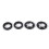 Front Damper Oil Fork Seals Dust Boots Wiper Kit 4