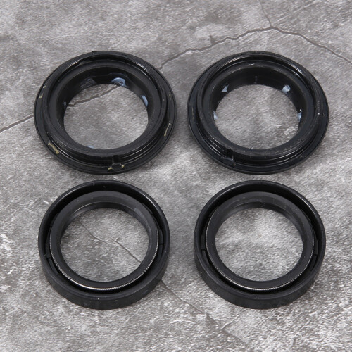 Front Damper Oil Fork Seals Dust Boots Wiper Kit 2
