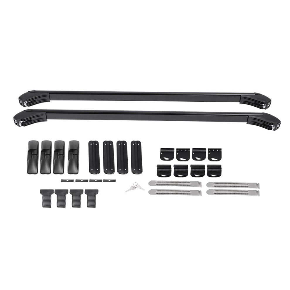 Universal 2X Aluminum Car Top Luggage Roof Rack 8320539115276
