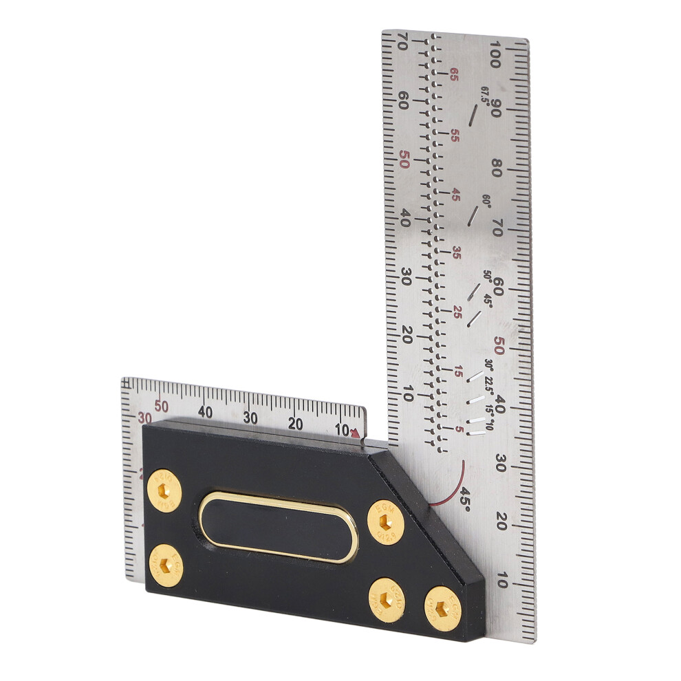 Stainless Steel L Measurements Ruler 100Mm High Accuracy Carpenter Square 8791348989684