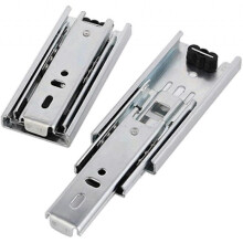 Pack of 2 22.5cm Mini Drawer Slides, Ball Bearing Full Extension Drawer Slides, Side Mounted, Ultra-Quiet