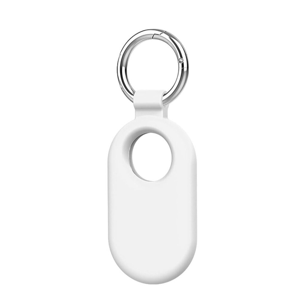 Compact Shockproof Smart Tag Case For Key Finders, Silica Gel Soft Texture, Lightweight Cover In Compatible With Most Trackers White 6038364329936