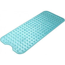 Non-Slip Bath Mat,Mildew Resistant,Extra Long,Antibacterial,BPA,Latex Phthalate Free,Machine Washable,Great for Kids,39x16in Green