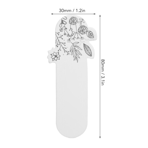 Essential Oils Test Paper: 100pcs Floral Design Strips for Scent Testing 1