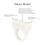 Rechargeable Bluetooth Ring Clicker Ivory White Selfie & Video Control 7
