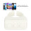 Rechargeable Bluetooth Ring Clicker Ivory White Selfie & Video Control 10