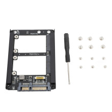 Dual Msata SSD to 2.5inch SATA III Adapter 6Gbps