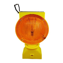 Solar Industrial Lighting - LED Strobe Construction Light, Waterproof Flashing Road Sign for Traffic Dock and Construction Plant