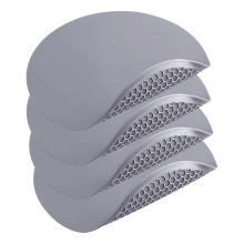 Tapete de silicone para micro-ondas - redondo - 4 peças de tapete multifuncional térmico,