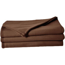Golden Fleece Polar Blanket - Poleco - 220 x 240 cm - Chocolate Color
