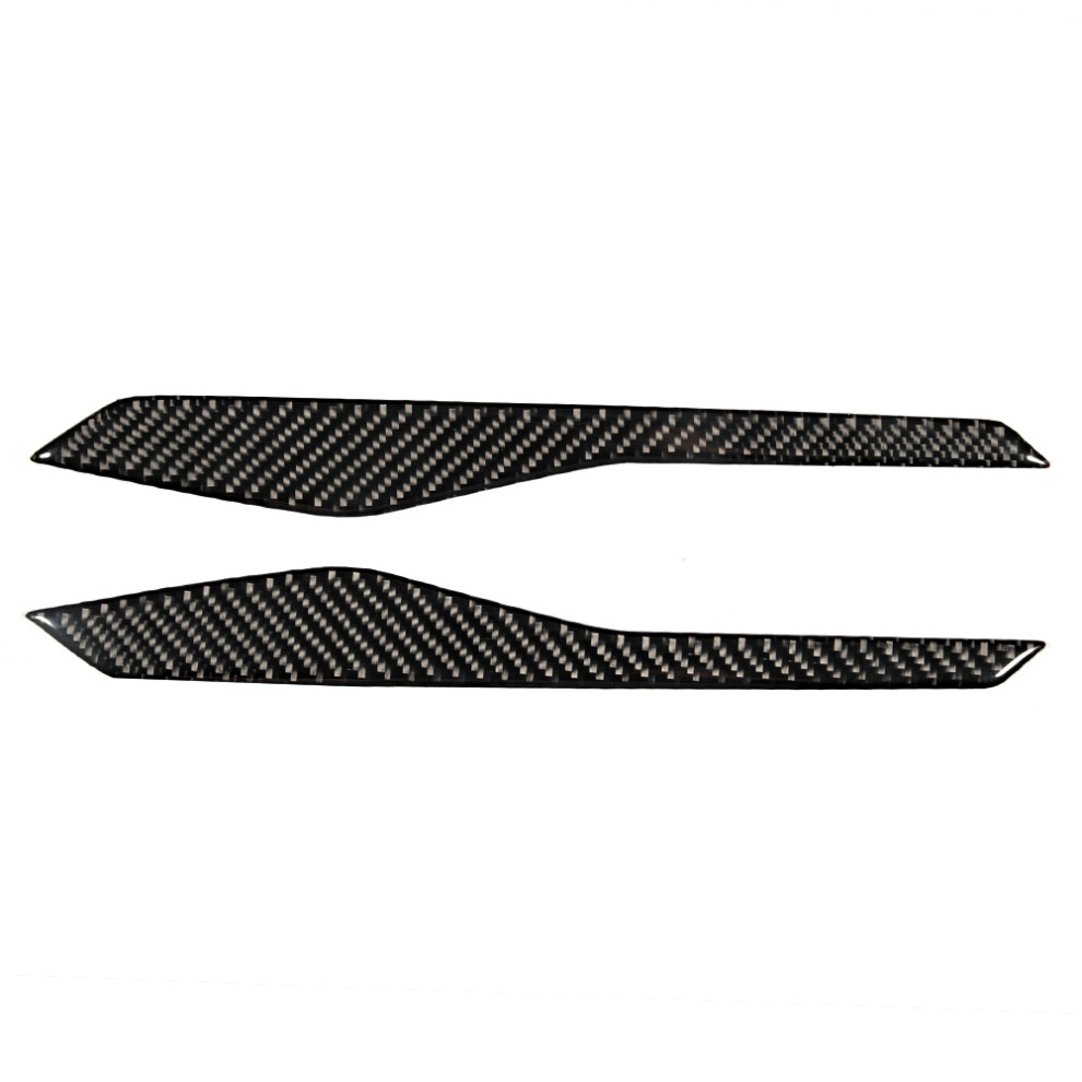 2Pcs Real Carbon Fiber Center Console Panel 8320539116105