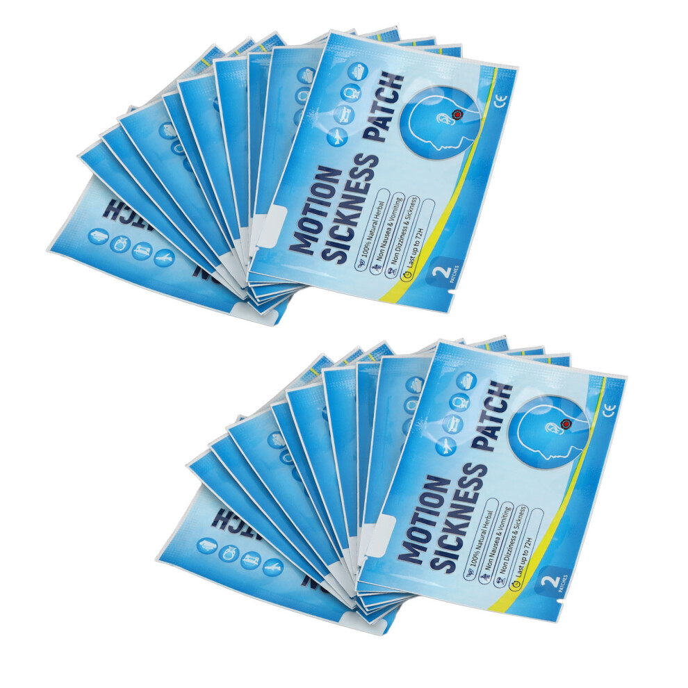 Lightweight Waterproof Motion Sickness Patch for Travel, Relieves Nausea and Dizziness