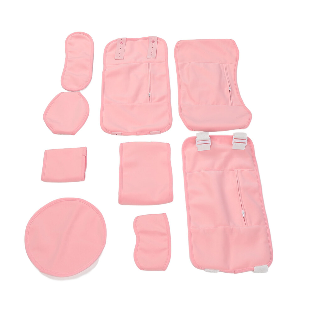 9pcs Castor Oil Pack Set Reusable Adjustable Wraps for Sleep & Pain Relief