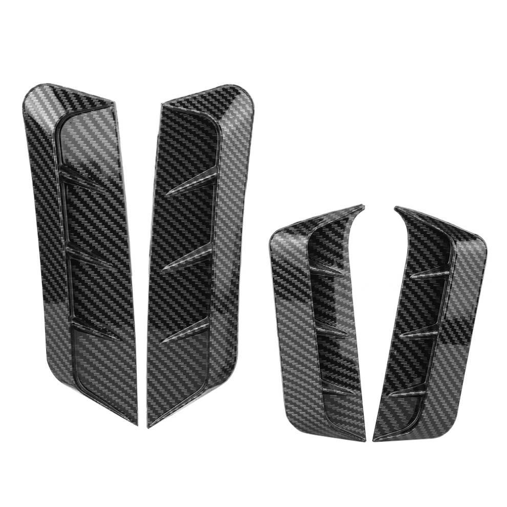 Carbon Fiber Style Headlight Vent Eyebrow Headlamp 8320539116907