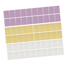 Modello: Asciugamani per nail art, 60 pezzi, Viola/Giallo/Bianco