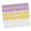 60 piezas desechables para uñas - Morado/Amarillo/Blanco 1