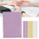 60 piezas desechables para uñas - Morado/Amarillo/Blanco 16