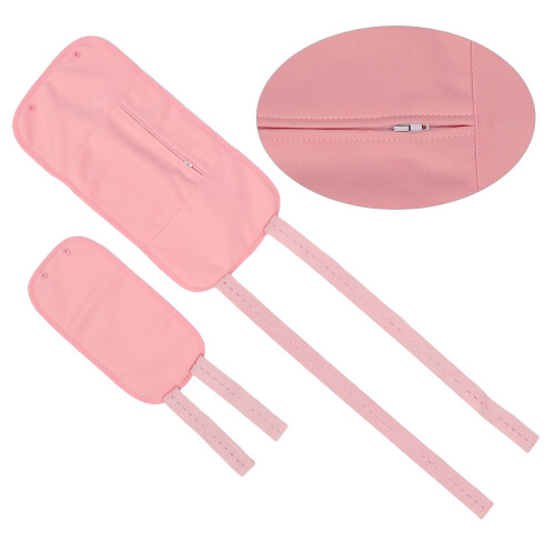 Set de 2 compresas de aceite de ricino - Estilo botón, Cintura/Pierna 2