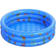 Garden Round Inflatable Baby Swimming Pool, Portable Inflatable Child/Children Little Pump Pool,Kiddie Paddling Pool Indoor&Outdoor Toddler Water Game