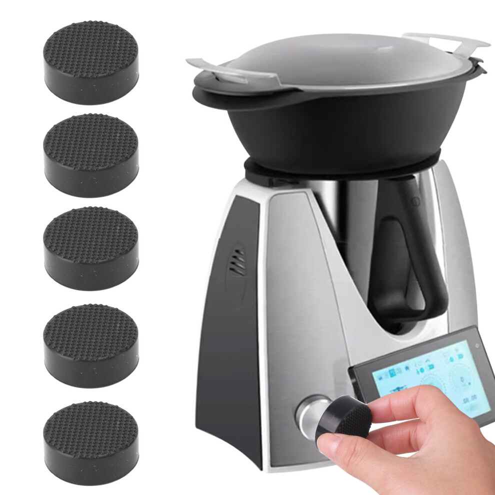 Silicone Switch Cover for TM6 Food Processor, Black, 3.5x1.3cm-image-OPC-PKFBRVN-NEW