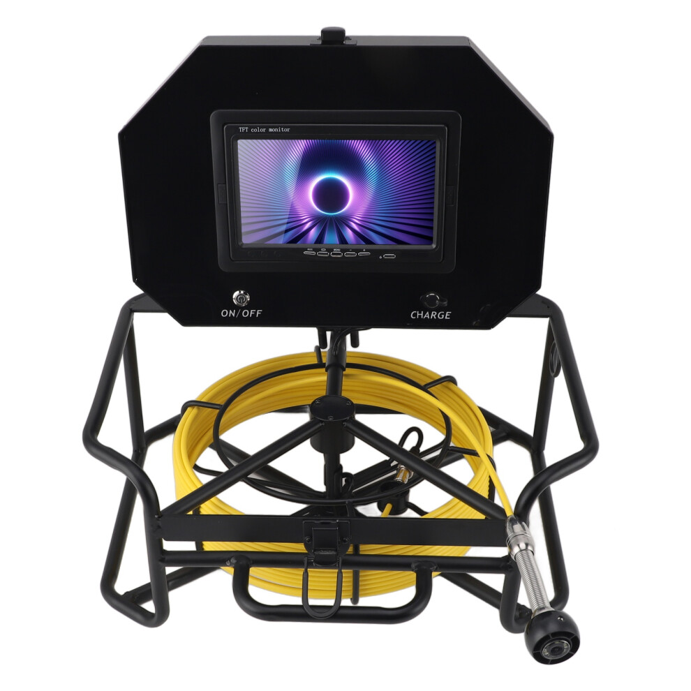 49.2FT 1080P Waterproof Sewer Camera, 15m Endoscope Pipe Inspection-image-OPC-PKFBRV9-NEW