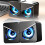 1 Pair Desktop Computer Speaker Multifunction 5