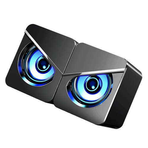 1 Pair Desktop Computer Speaker Multifunction 2