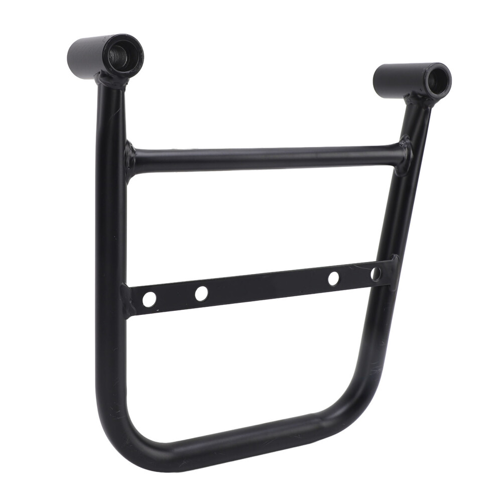 Iron Left Side Saddle Bag Rack For Vulcan S 650 2016-2023 Carbon Black 8431348996908