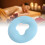 Silicone Face Massage Pillow - Soft Elastic Spa Bed Cushion Blue 16