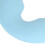 Silicone Face Massage Pillow - Soft Elastic Spa Bed Cushion Blue 6
