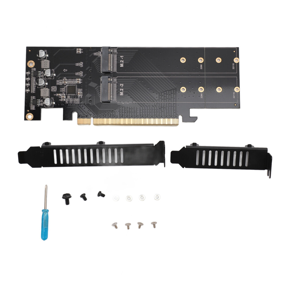 Quad M.2 Nvme To Pcie 4.0 X16 Adapter 4 Port High 8320539117379