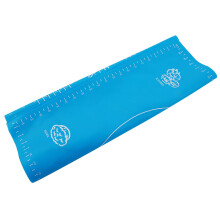 Hitzebeständige Silikon-Backmatte mit Waage 45x65cm Blau Küchenutensil