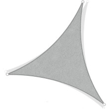 Shade Sail, Waterproof Awning UV Protection Triangular Shade Sail for Garden Patio Camping (333m, Grey)