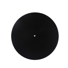 Wool Pad Slipmat for Vinyl Record Player - 12-Inch Non-Slip Turntable Mat with Static Control Grooves