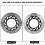 240mm Motorcycle Round Rear Brake Disc for CB400 14