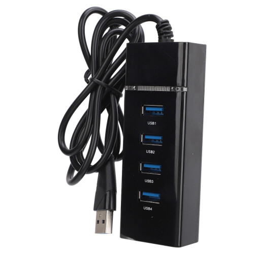 USB 2.0 Hub 4 Port 480Mbps USB Docking Station 2