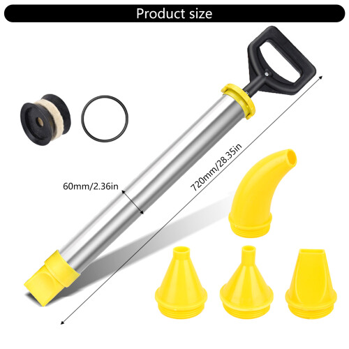 Stainless Steel Mortar Grouting Tool with Nozzles and Spoon for 2