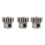 3 pezzi pignone Modulo 0,6 foro Ø3,175 mm 17 denti acciaio 11