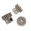 3 pezzi pignone Modulo 0,6 foro Ø3,175 mm 17 denti acciaio 6
