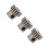 3 pezzi pignone Modulo 0,6 foro Ø3,175 mm 17 denti acciaio 7